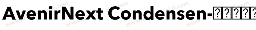 AvenirNext Condensen字体转换